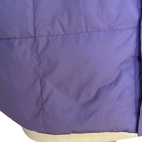 Lands End Goose Down Quilted Puffer Vest Purple Gorpcore Hiking Utility-XL - Picture 12 of 12